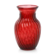 Glass Country Bella Vase   Red - Standard