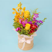 Orchid Surprise Hat Box  - Standard