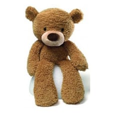 Fuzzy Beige Bear - Standard