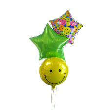 Smiley Balloon Bouquet - Standard