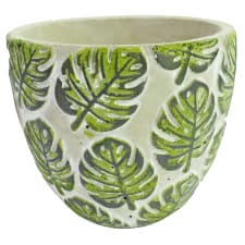 Monstera Print Pot 15CM - Standard