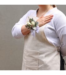 Peach Blossom Corsage 