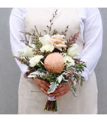 Peach Blossom Bridal Bouquet 