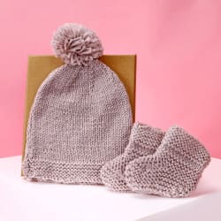 Fawn Beanie & Booties Set  - Standard