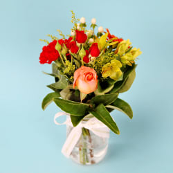 Amber Glow Posy Jar - Standard