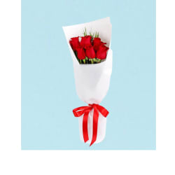 Valentine's 6 Red Rose Bouquet - Standard