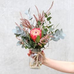 Pretty Protea Jar - Standard