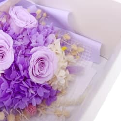 Preserved Purple Posy - Standard