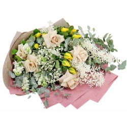 Pop Of Yellow Flower Bouquet - Standard