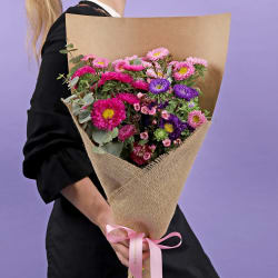 Aster Bliss Bouquet  - Standard
