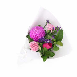 Pink Darling Delight Posy - Standard