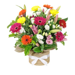 Joyful Blooms Flower Hat Box - Standard