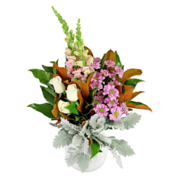 Angel Kisses Sympathy Flower Vase - Standard
