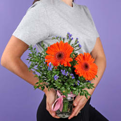 Little Sunshine Orange Vase - Standard