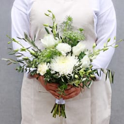 Eternal Whites Bridal Bouquet