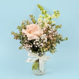 Little Rosy Mason Jar