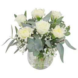 Little Angelic Teardrop Vase Arrangement