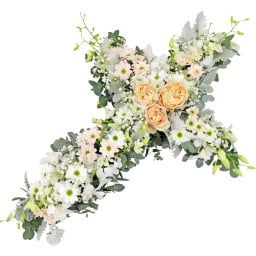 Beautiful Soul Cross Sympathy Arrangement