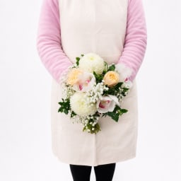 Champagne Blossom Bridesmaid Bouquet