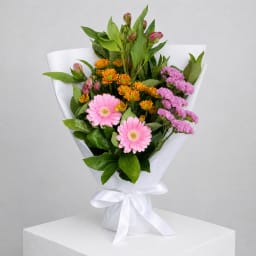 Daily Bouquet - Pink Wink and Tangerine Twist