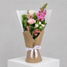 Daily Bouquet - Lavender blush and peach charm