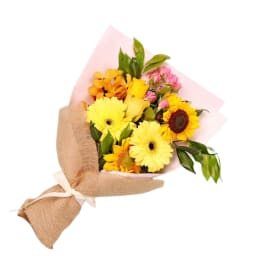 Vivid Petal Radiance Flower Bouquet