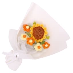 Sunflower Crochet Bouquet