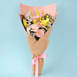 Lush Monstera Meadow Bouquet