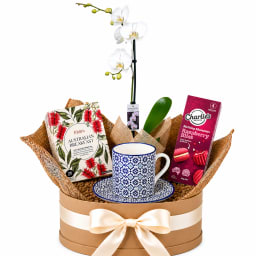 🌸☕ Tea Time Elegance Orchid Hamper ☕🌸
