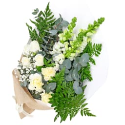 Arctic Belle White Flower Bouquet