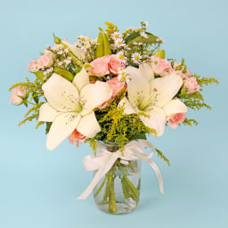 Enchanting Aurora Large Mason Jar Vase