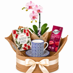 🌸☕ Pink Orchid Tea Time Hamper ☕🌸