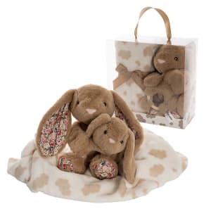 Bunny Flora, Rattle & Blanket Gift Pack - Standard