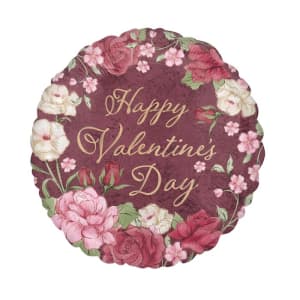 Happy Valentine's Day Rose Balloon - Standard