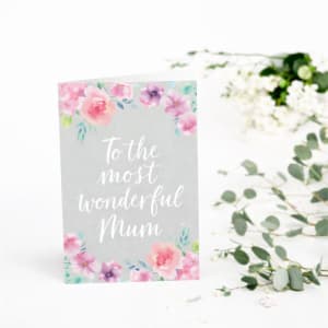 To The Most Wonderful Mum Card - Standard