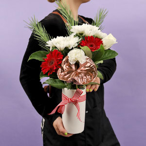 Merriest Christmas  Vase