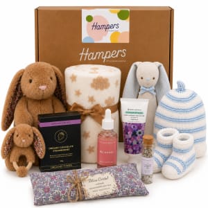 💙🐰 Little Bunny Keepsake Hamper – Blue Collection 🐰💙 - Standard