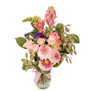 Paw Safe Petal Mason Jar Vase