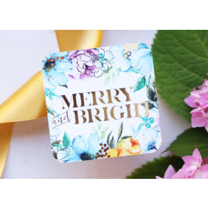 Merry & Bright Gift Tag - Standard