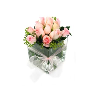 Pink Rose Vase