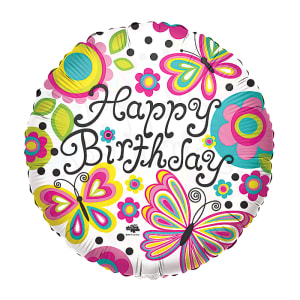 Whimsy Birthday Butterflies - Standard