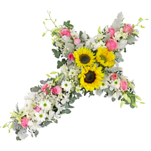 Healing Prayer Cross Wreath