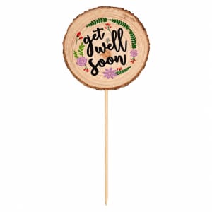 Bouquet Topper Get Well Soon - Standard