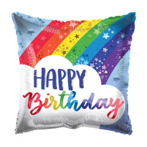 Hbd Rainbow Balloon - Standard