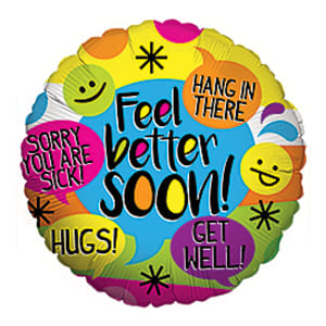 Feel Better Soon Balloon - Standard