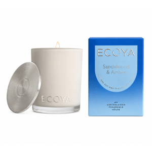 Ecoya Sandalwood & Amber Candle - Standard