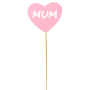 Mum Heart Pick - Standard