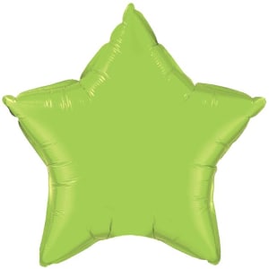 Lime Star Balloon - Standard