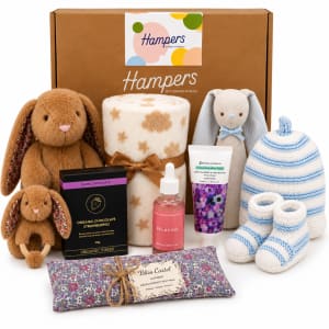 💙🐰 Little Bunny Keepsake Hamper – Blue Collection 🐰💙 - Standard