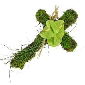 Lasting Peace Flower Cross